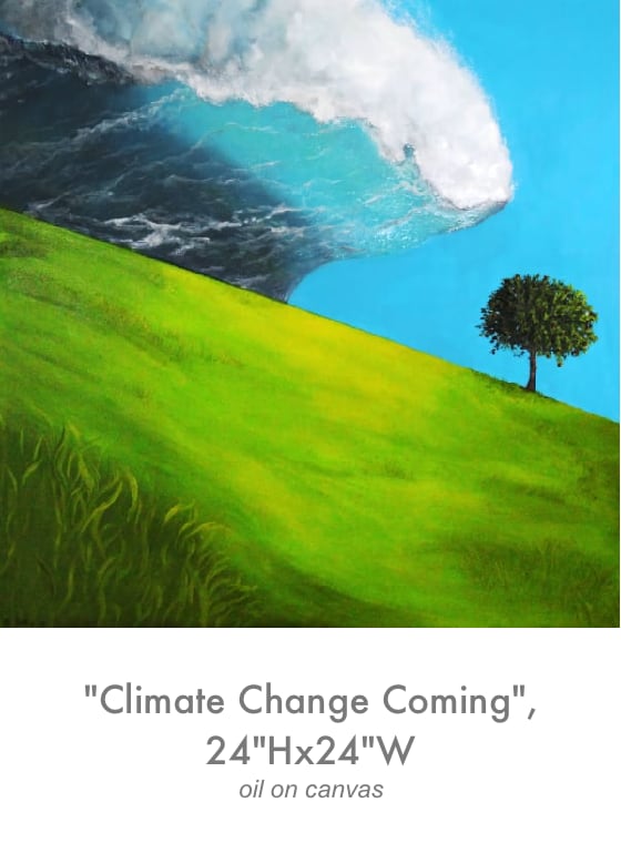 Climate Change art by Tama Takahashi